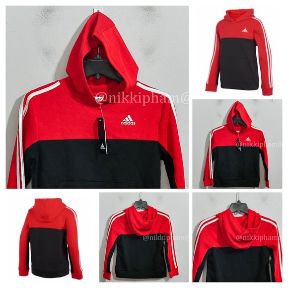 adidas Jackets Coats Nwt Adidas Youth Pullover Fleece Hoodie